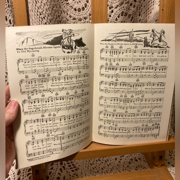 14 Songs of the Plains - Belmont, Copyright 1938 - Sheet Music, Lyrics, Vocal - Picture 4 of 9